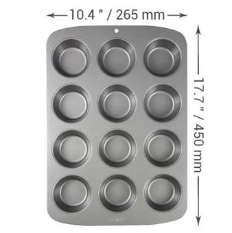 Picture of MUFFIN CAKE PAN X 12 CAVITIES